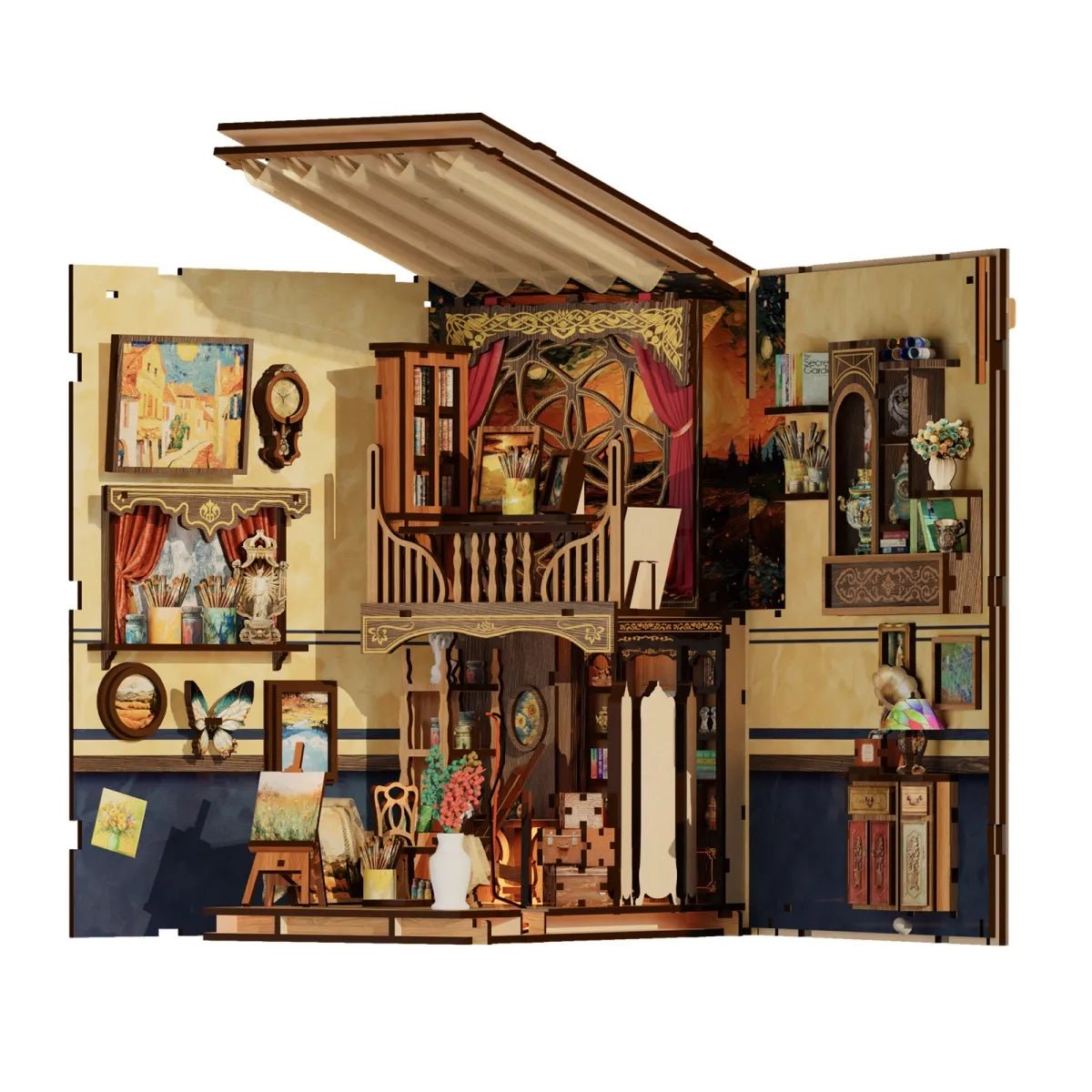 DIY Book Nook Kit (RoomBox), A World Within the Frame (BV02015) – Roombox | Varvikas