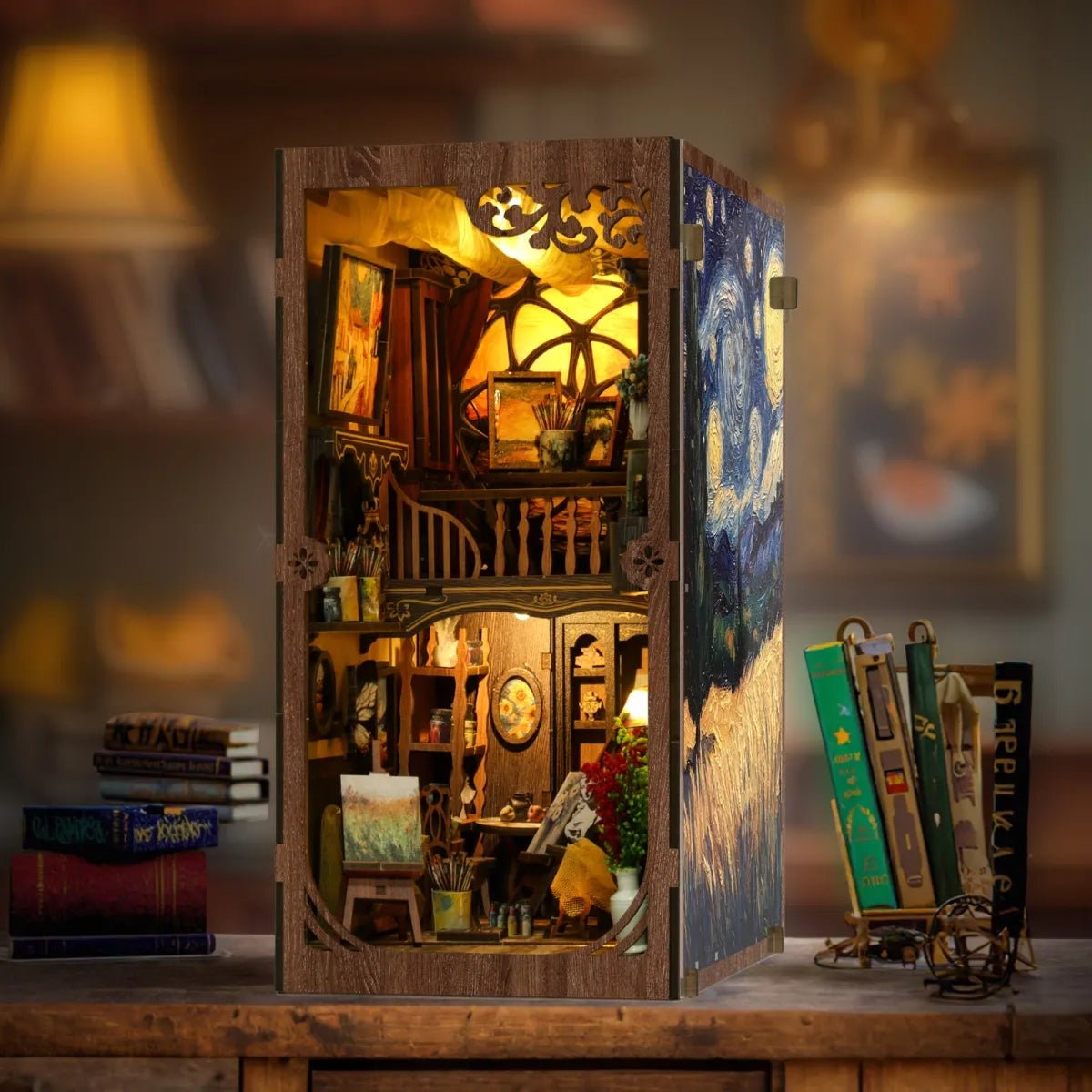 DIY Book Nook Kit (RoomBox), A World Within the Frame (BV02015) – Roombox | Varvikas