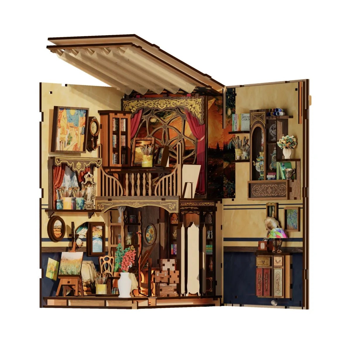 DIY Book Nook Kit (RoomBox), A World Within the Frame (BV02015) – Roombox | Varvikas