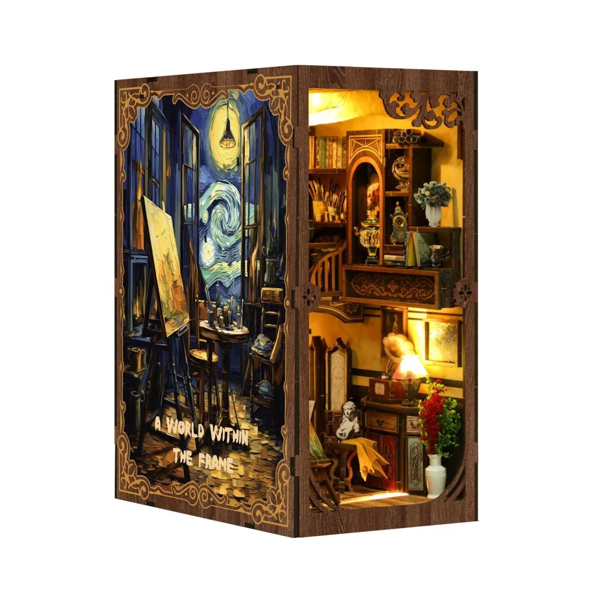 DIY Book Nook Kit (RoomBox), A World Within the Frame (BV02015) – Roombox | Varvikas