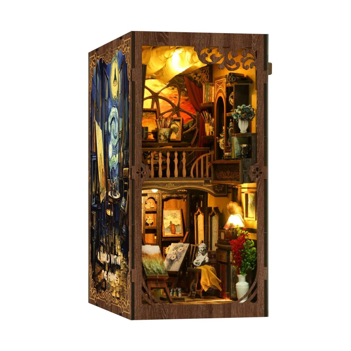 DIY Book Nook Kit (RoomBox), A World Within the Frame (BV02015) – Roombox | Varvikas