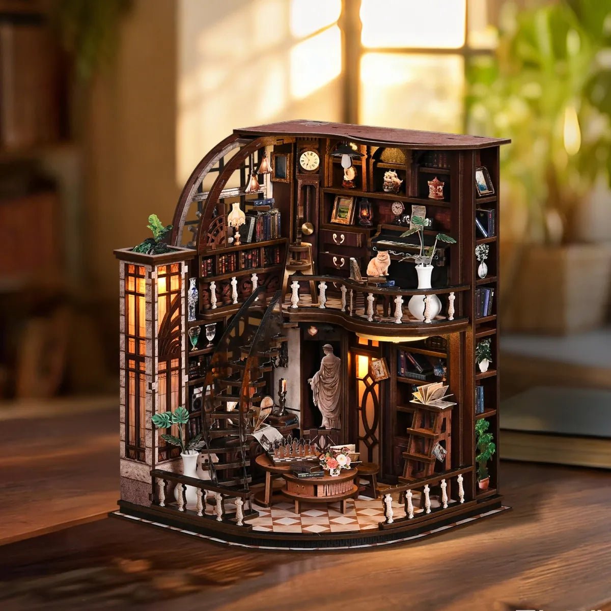 DIY Book Nook Kit (RoomBox), Bacchus Bookstore (AW02005) – Roombox | Varvikas