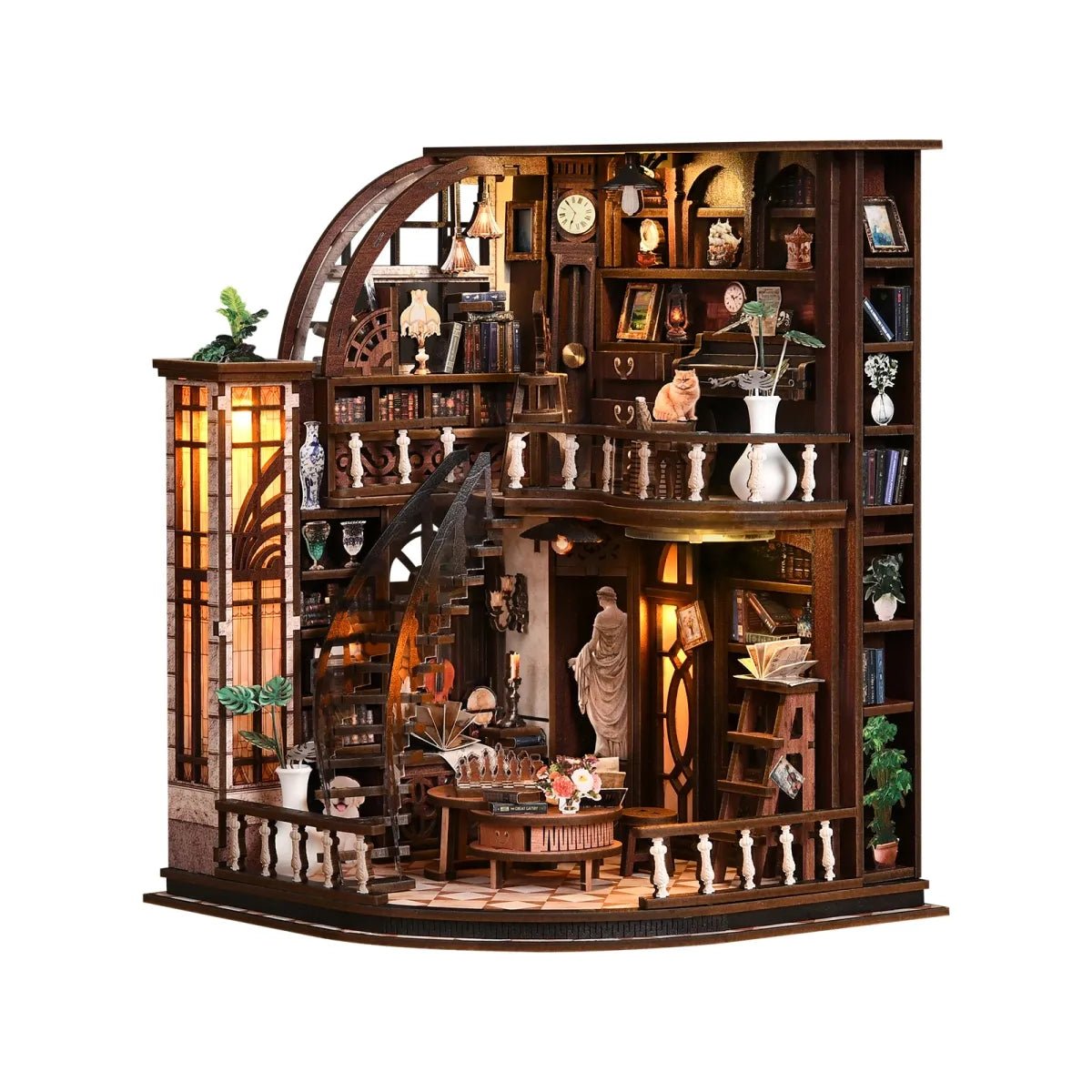 DIY Book Nook Kit (RoomBox), Bacchus Bookstore (AW02005) – Roombox | Varvikas