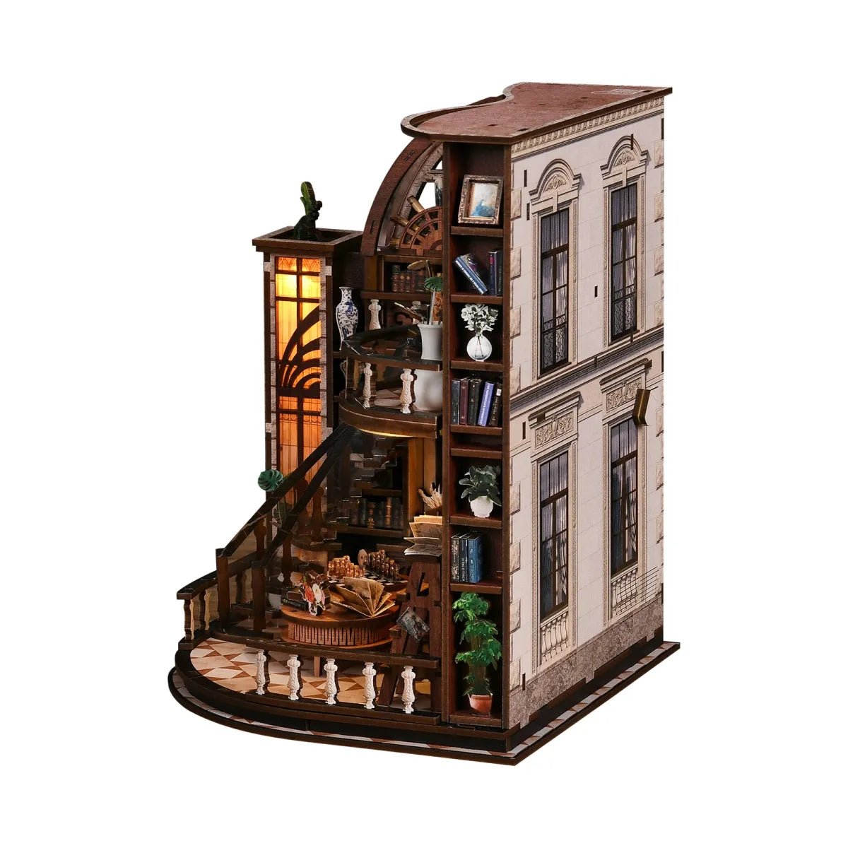 DIY Book Nook Kit (RoomBox), Bacchus Bookstore (AW02005) – Roombox | Varvikas