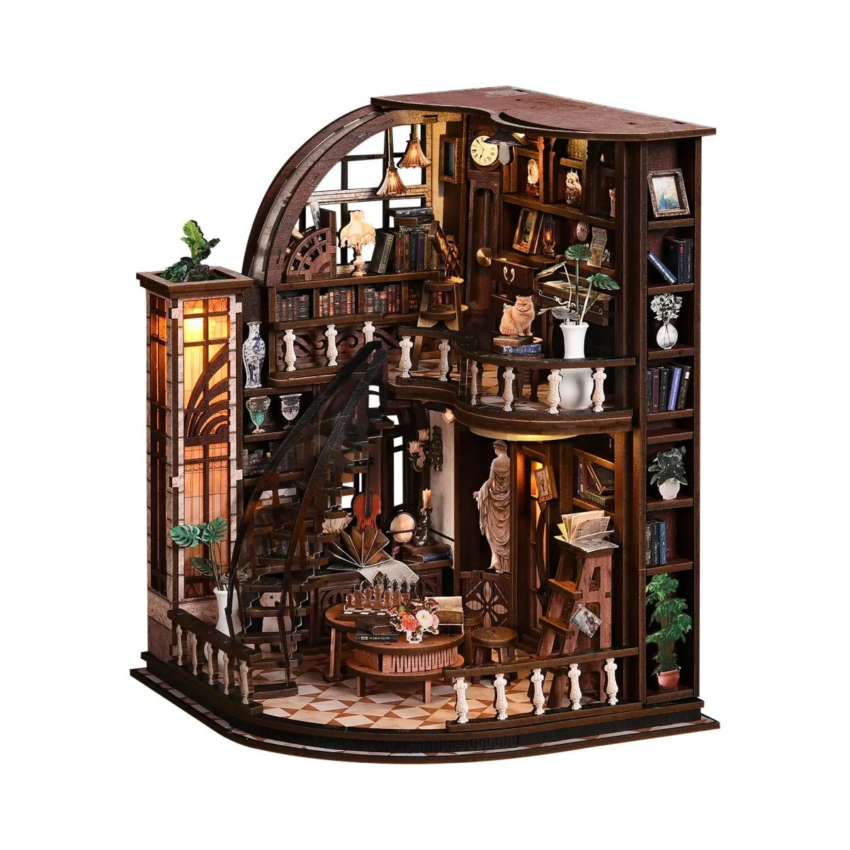 DIY Book Nook Kit (RoomBox), Bacchus Bookstore (AW02005) – Roombox | Varvikas