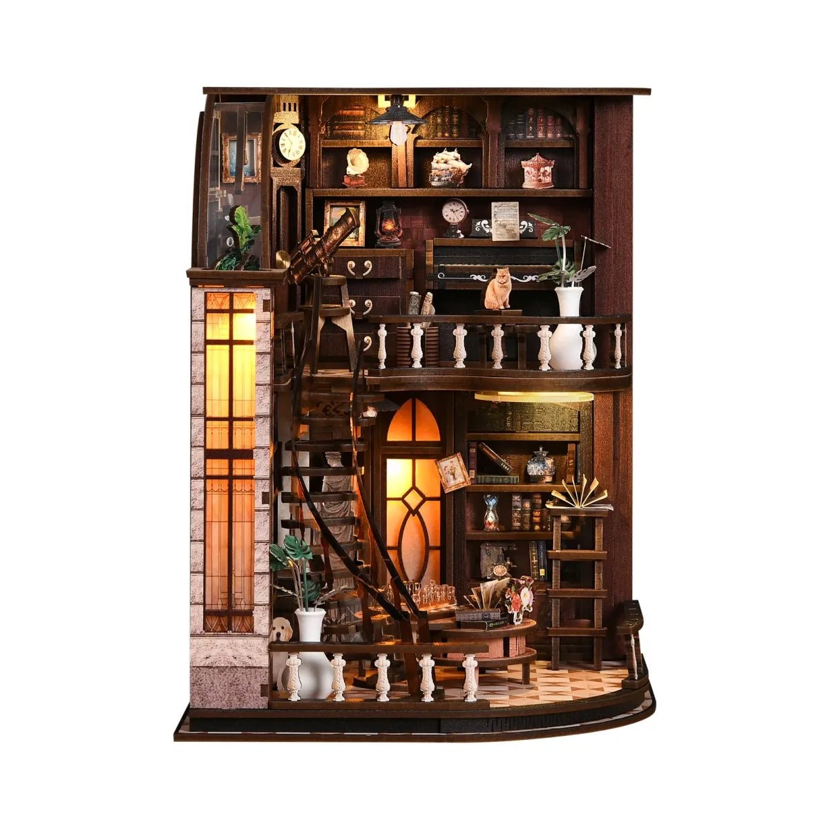 DIY Book Nook Kit (RoomBox), Bacchus Bookstore (AW02005) – Roombox | Varvikas