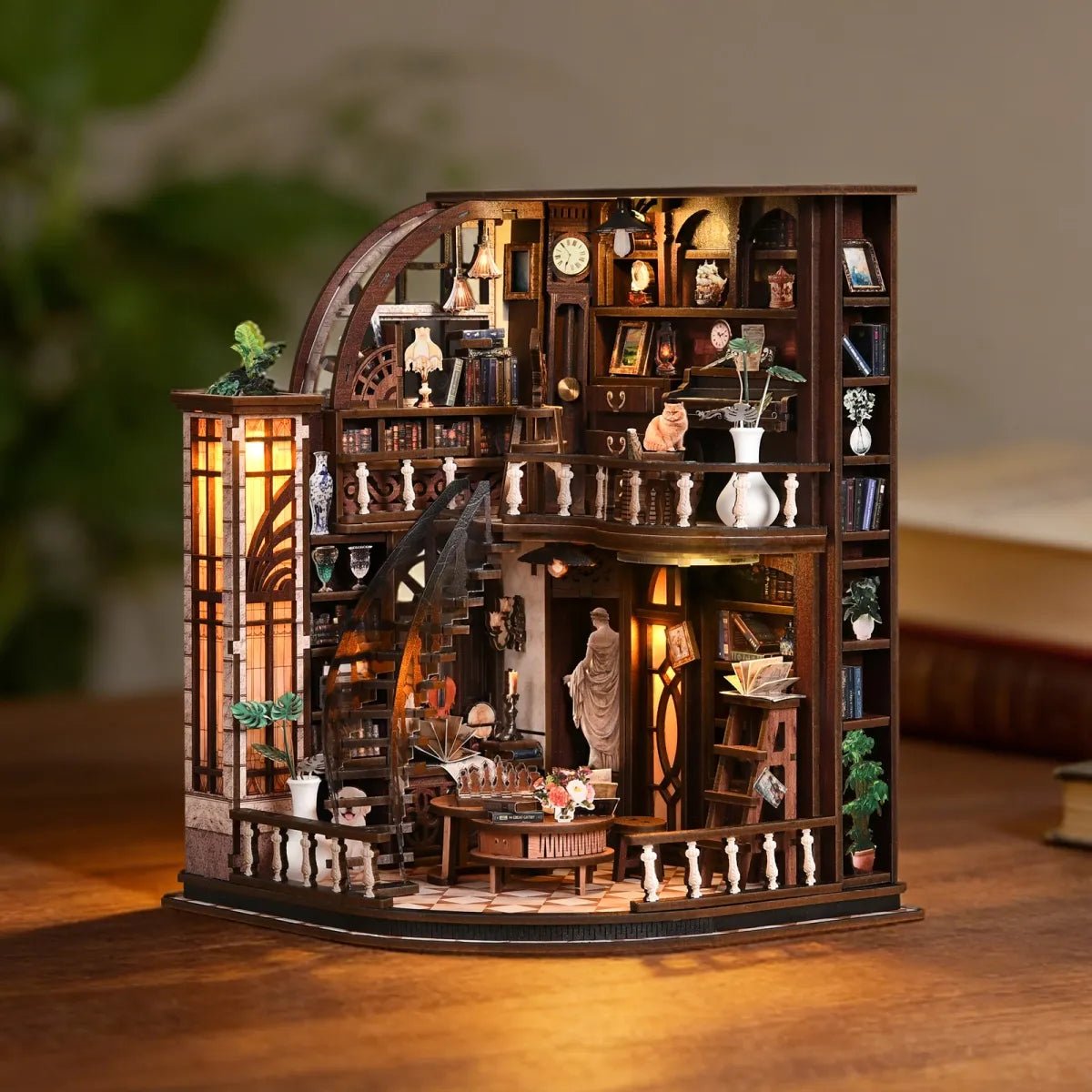 DIY Book Nook Kit (RoomBox), Bacchus Bookstore (AW02005) – Roombox | Varvikas