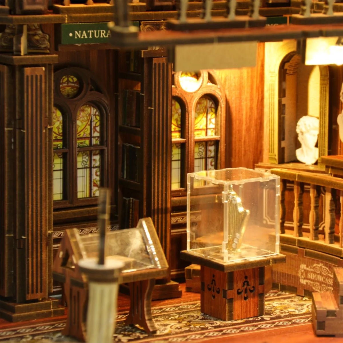 DIY Book Nook Kit (RoomBox), The Philosophical Library (BV02014) – Roombox | Varvikas