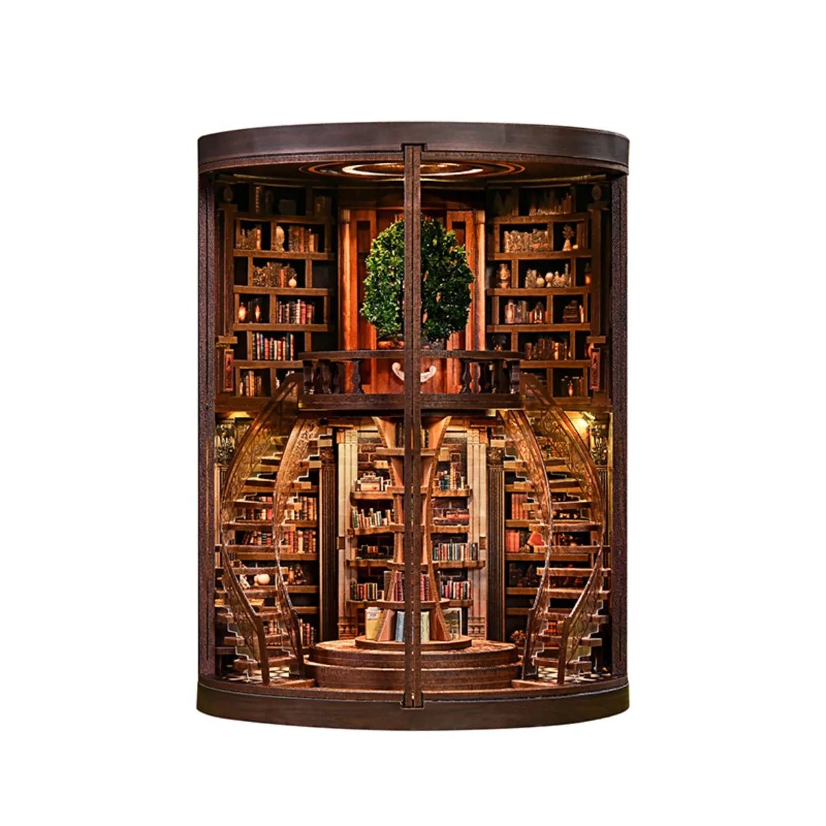 DIY Book Nook Kit (RoomBox), Wisdom Rings Book Repository (AH01005) – Roombox | Varvikas