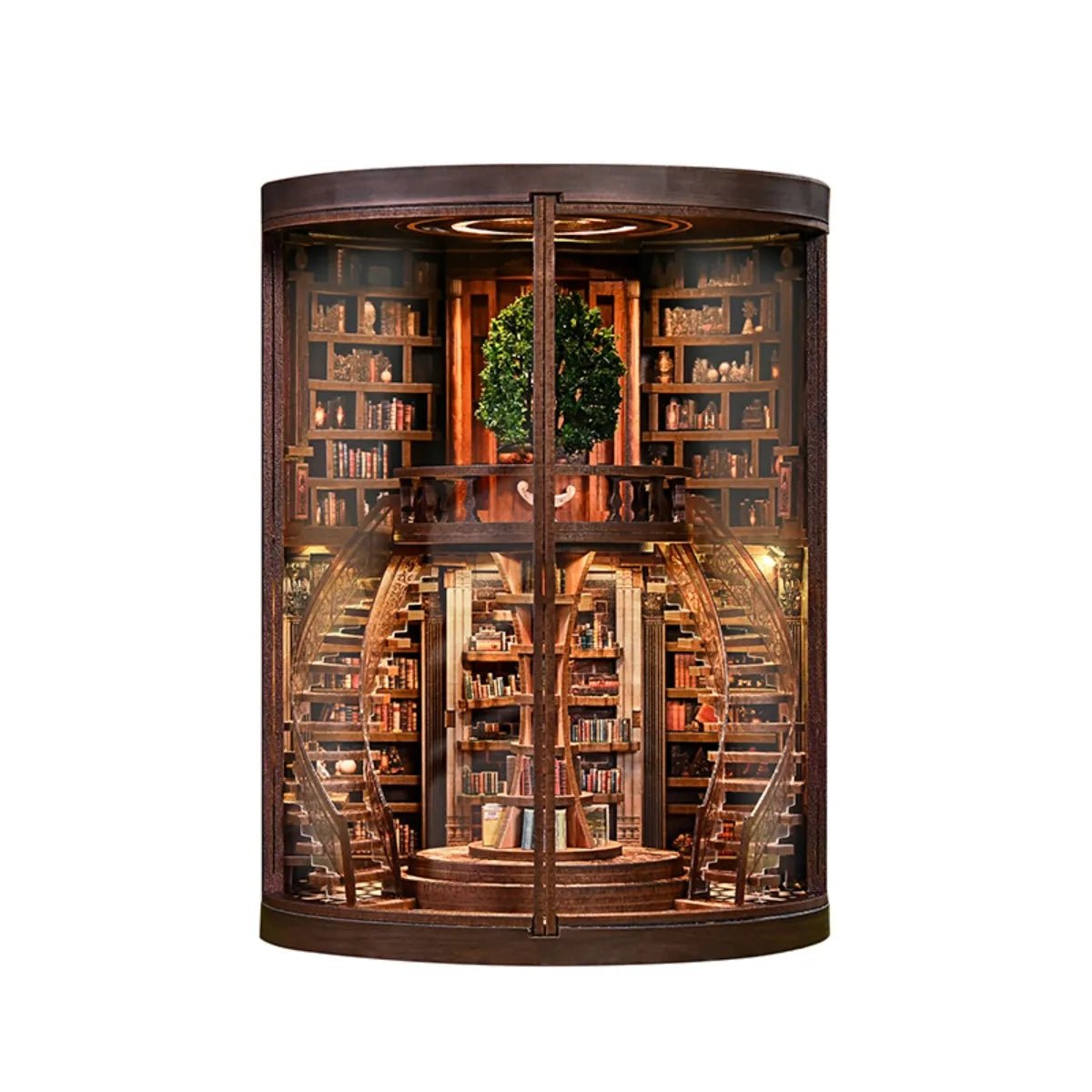 DIY Book Nook Kit (RoomBox), Wisdom Rings Book Repository (AH01005) – Roombox | Varvikas