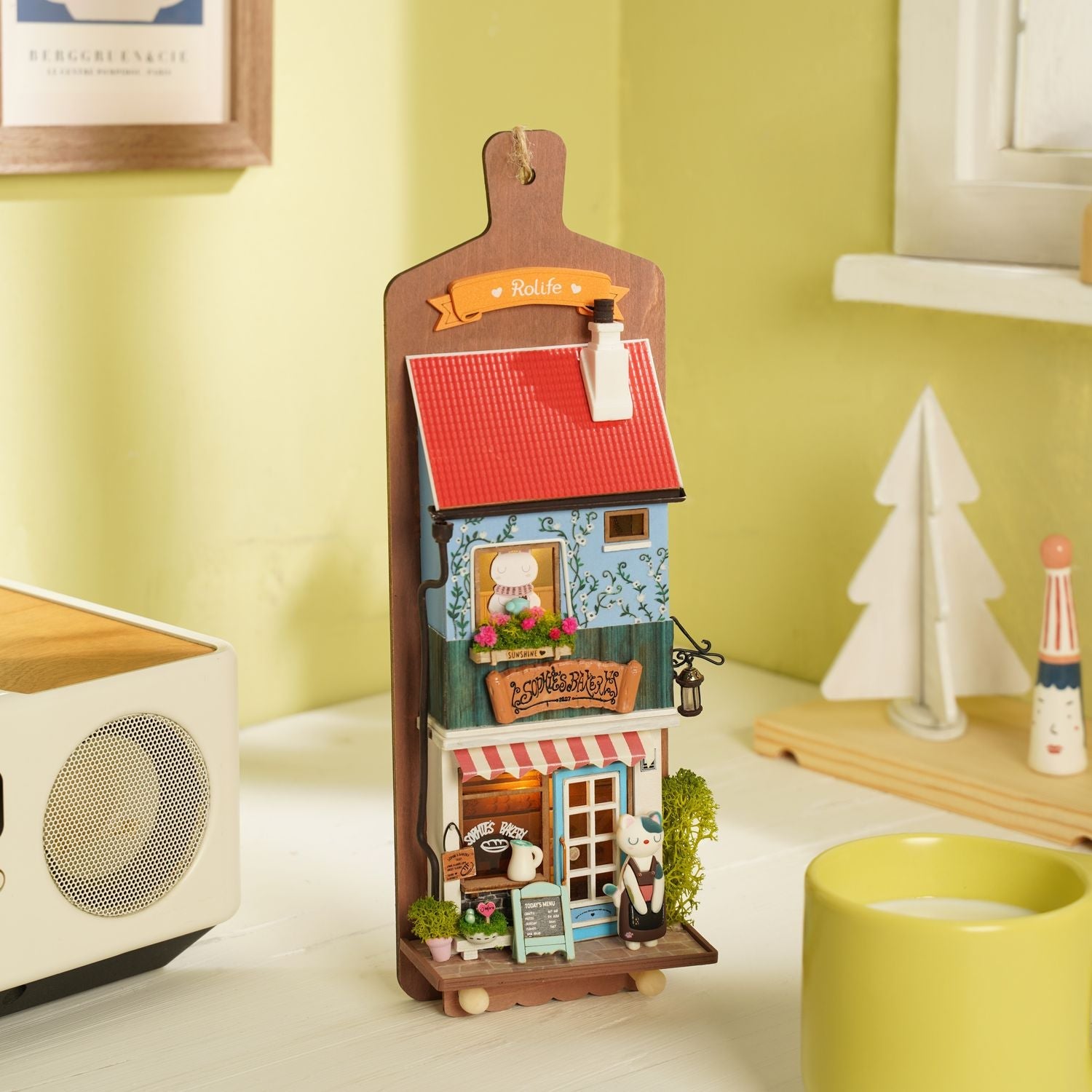 DIY Miniature House Kit (RoomBox) | Aroma Toast Lab (RDS019e) – Roombox | Varvikas.Shop