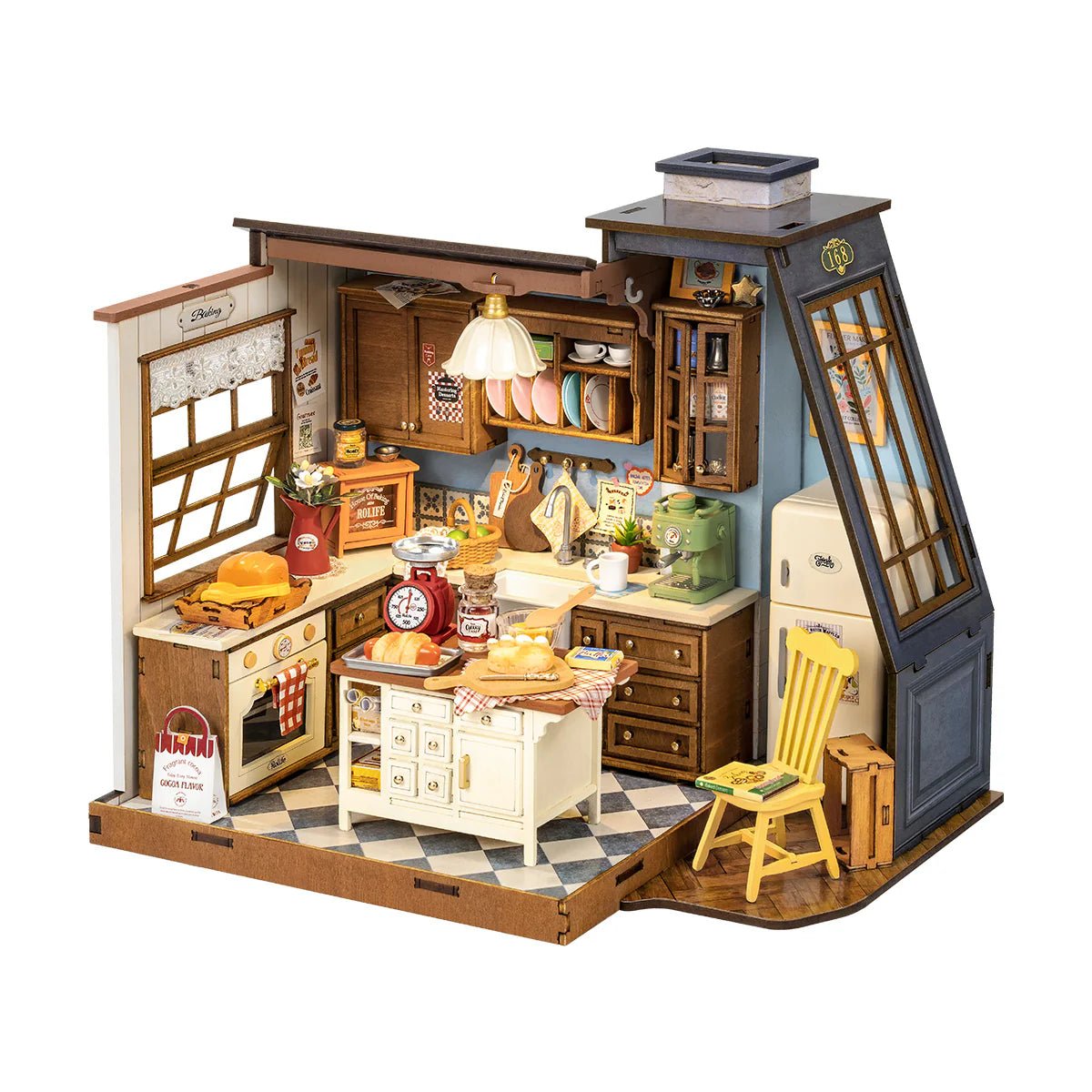 DIY Miniature House Kit (RoomBox), Baking Kitchen (DG172) – Roombox | Varvikas.Shop