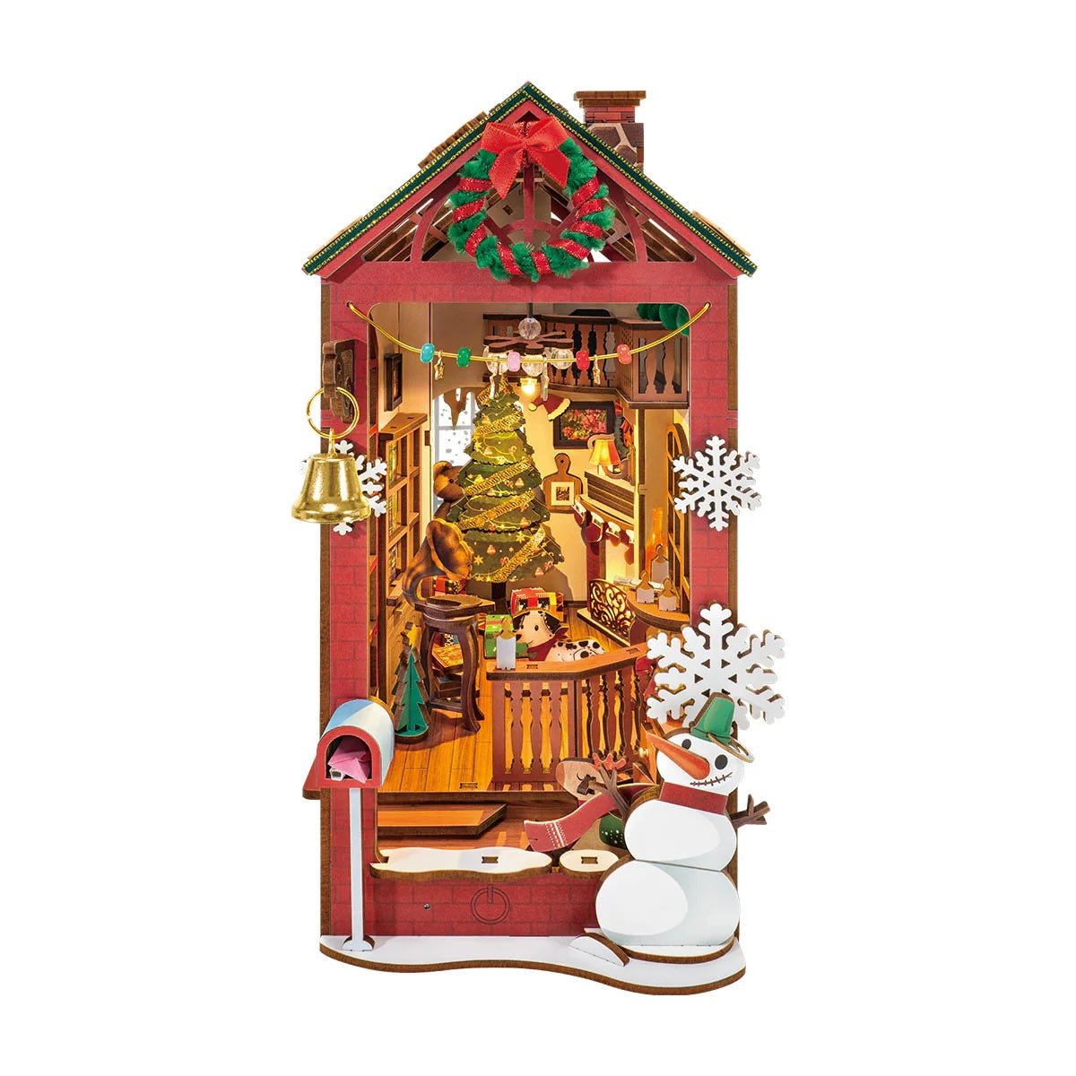 DIY Miniature House Kit (RoomBox) | Christmas Indoor Scene (RDS013e) – Roombox | Varvikas.Shop