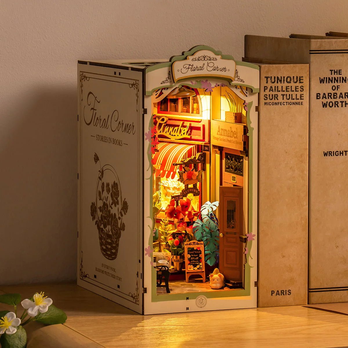 DIY Miniature House Kit (RoomBox) | Floral Corner (RDS015e) – Roombox | Varvikas.Shop