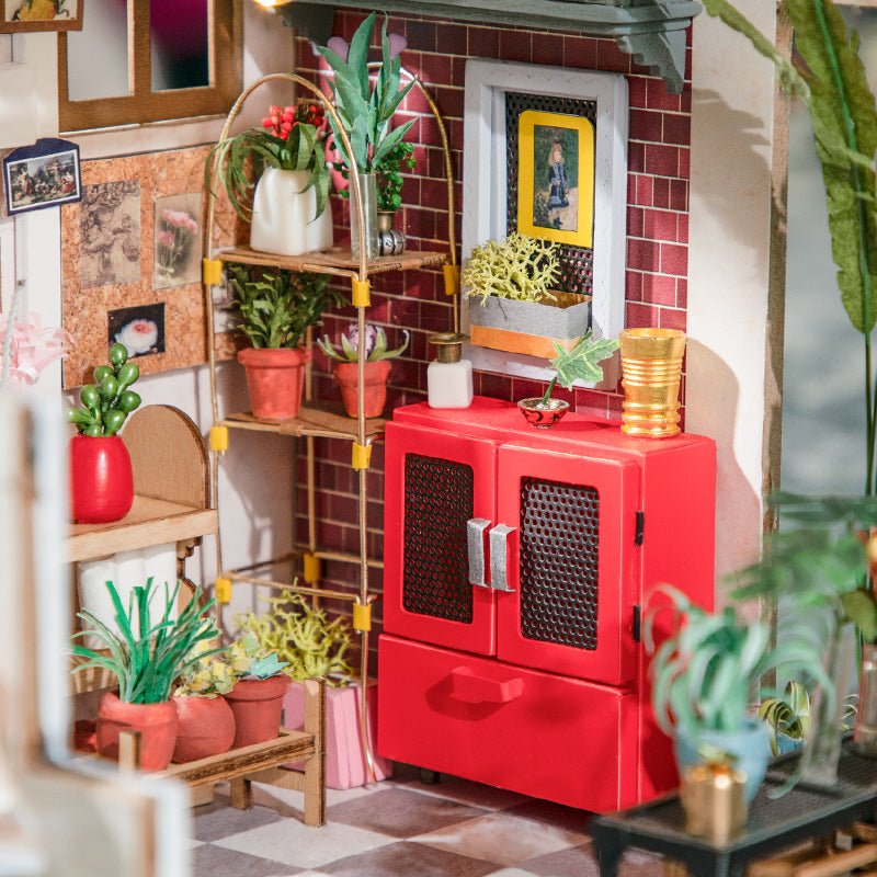 DIY Miniature House Kit (RoomBox) | Flower Shop (RB014e) – Roombox | Varvikas.Shop