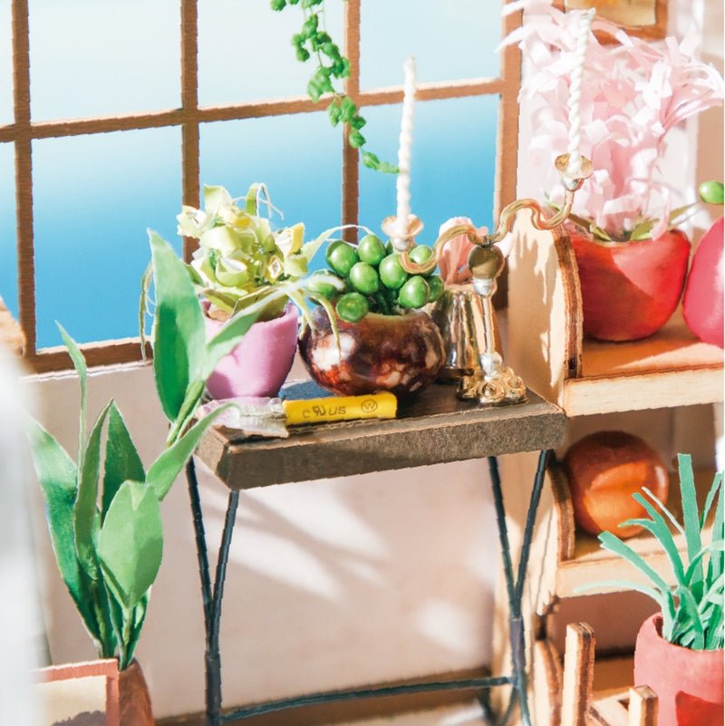 DIY Miniature House Kit (RoomBox) | Flower Shop (RB014e) – Roombox | Varvikas.Shop