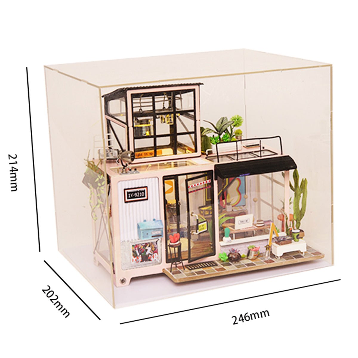 DIY Miniature House Kit (RoomBox) | Kevin's Studio (RB011e) – Roombox | Varvikas.Shop