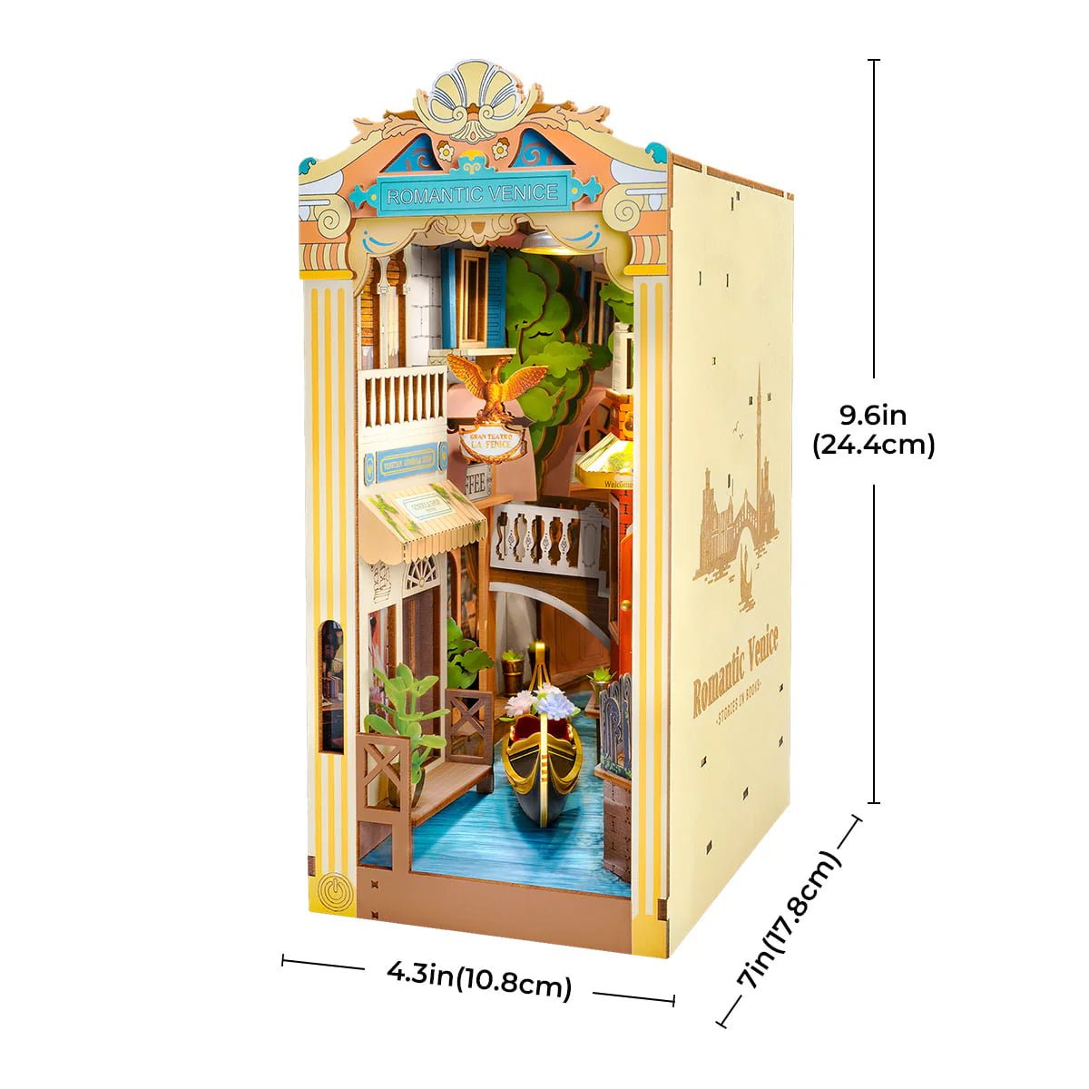 DIY Miniature House Kit (RoomBox) | Romantic Venice (RDS011e) – Roombox | Varvikas.Shop