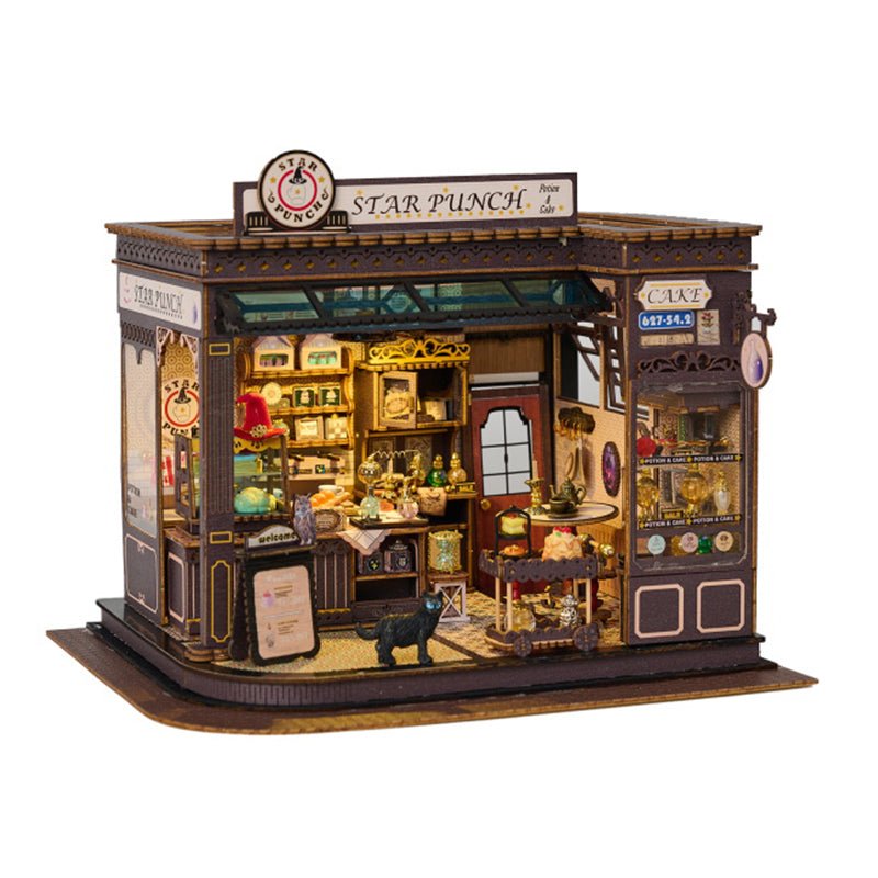 DIY Miniature House Kit (RoomBox), Star Punch (K-1083) | Varvikas.Shop