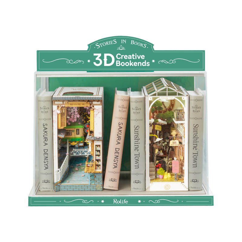DIY Miniature House Kit (RoomBox) | Sunshine Town (RDS007e) – Roombox | Varvikas.Shop