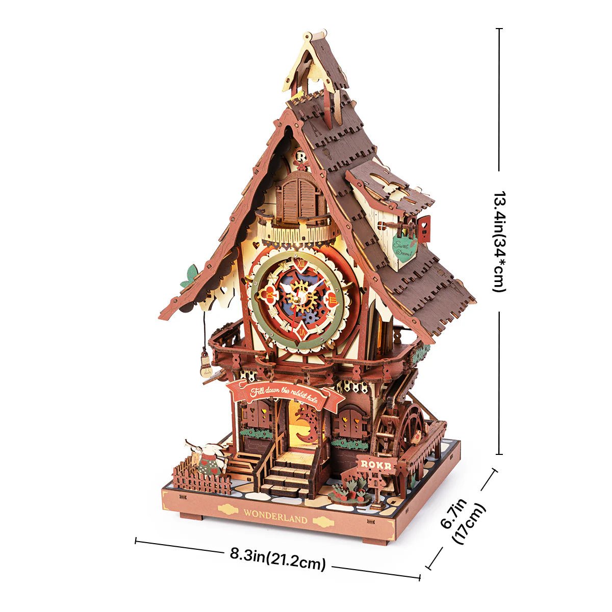 LC901e - Cuckoo Clock (wood colour) – Wooden constructors | Varvikas.Shop