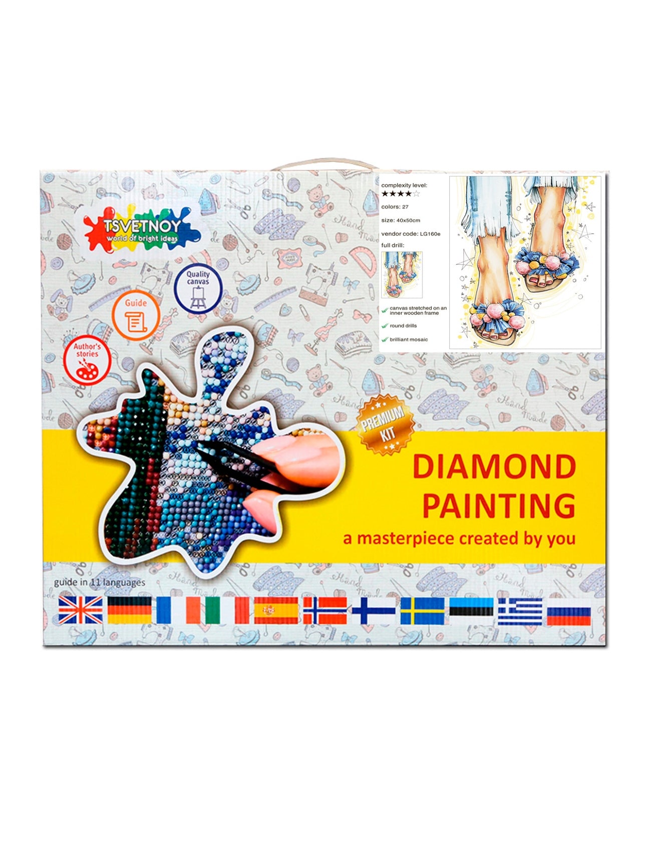 Diamond painting - LG160e - Gait Image 4