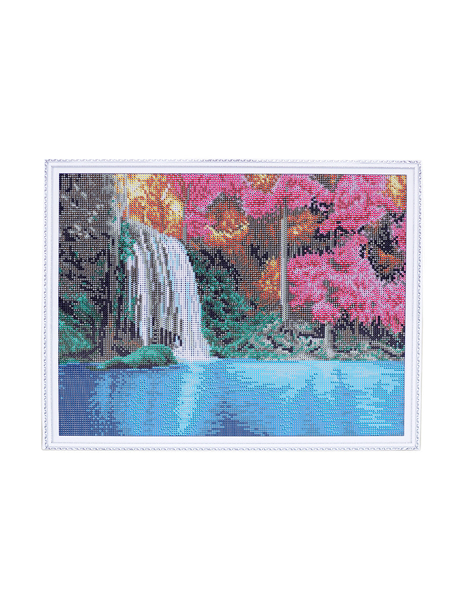 Diamond painting - LG207e - Waterfall Landscape Image 6