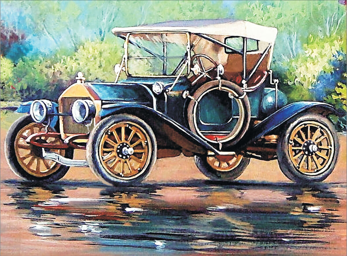 Diamond painting - LG221e - Retro Car Image 1