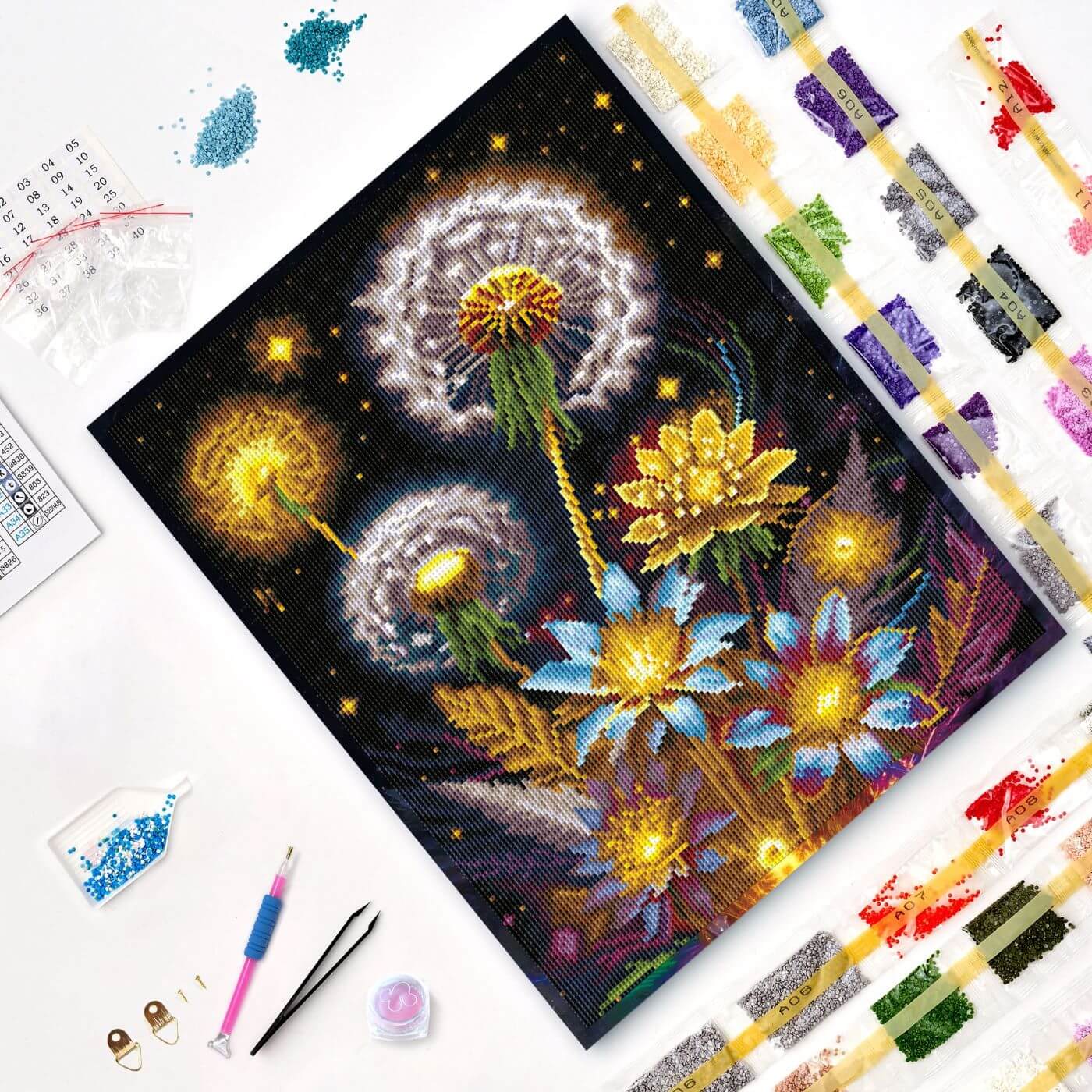 LG386e - Constellation of Petals – Diamond painting | Varvikas.Shop