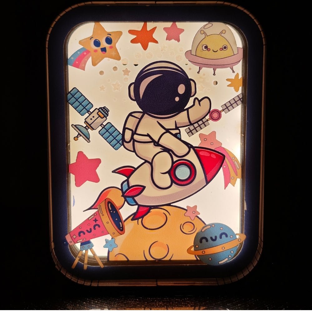 OC001e - Rocket Night – Wooden constructors | Varvikas.Shop