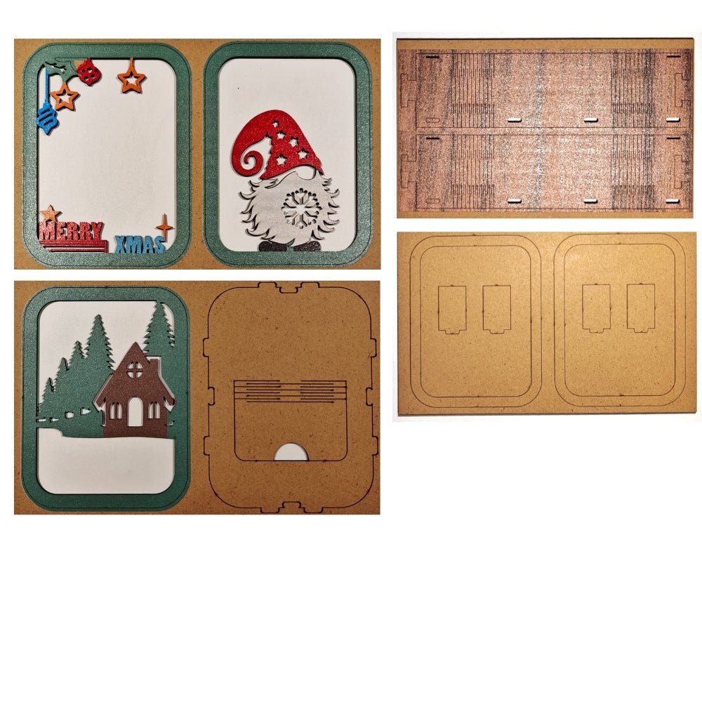 OC005e - Xmas Gnome – Wooden constructors | Varvikas.Shop