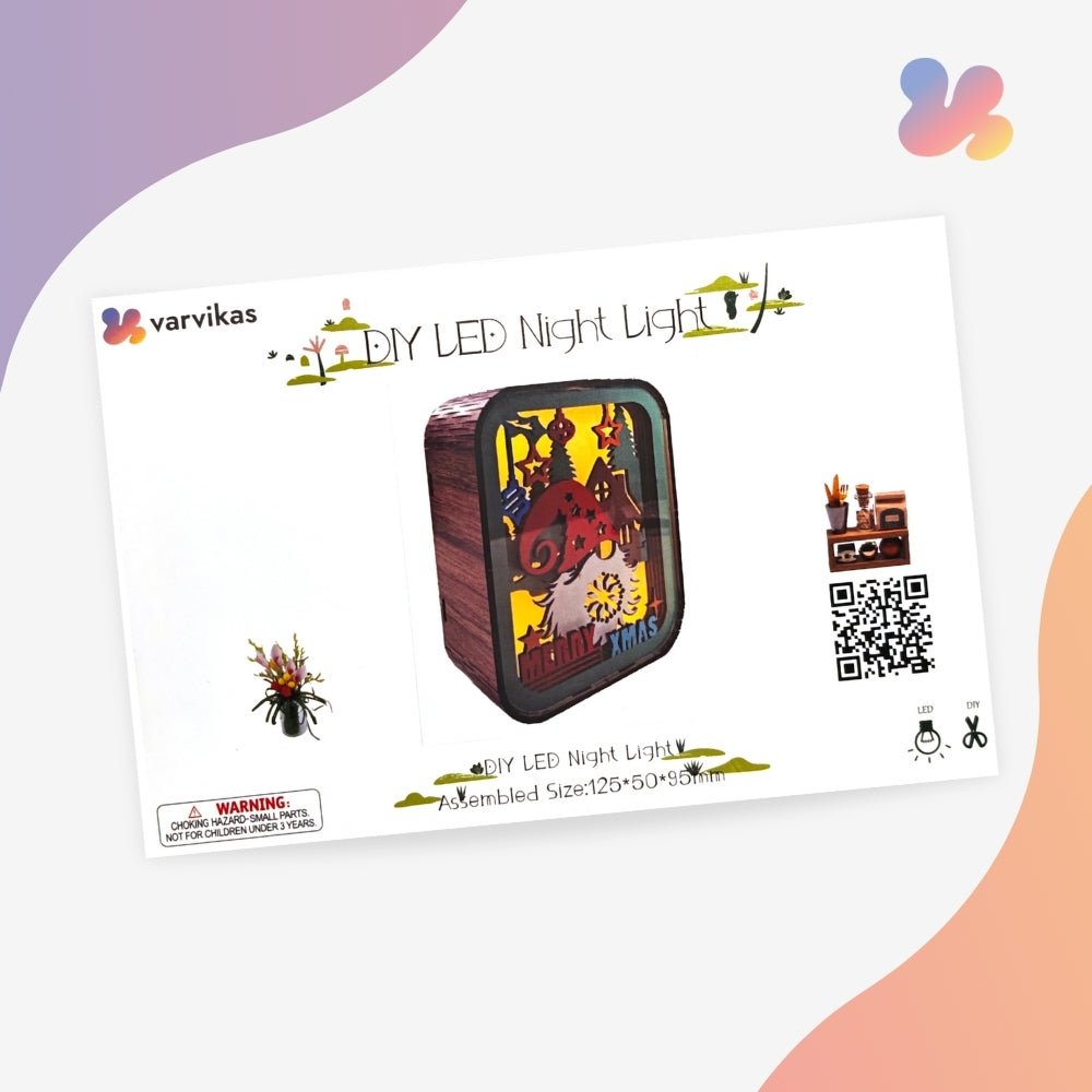 OC005e - Xmas Gnome – Wooden constructors | Varvikas.Shop