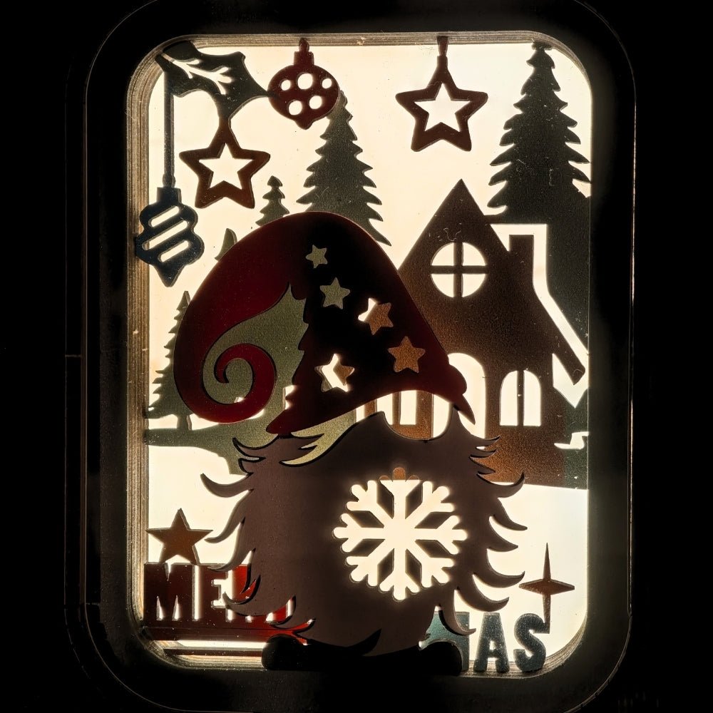 OC005e - Xmas Gnome – Wooden constructors | Varvikas.Shop