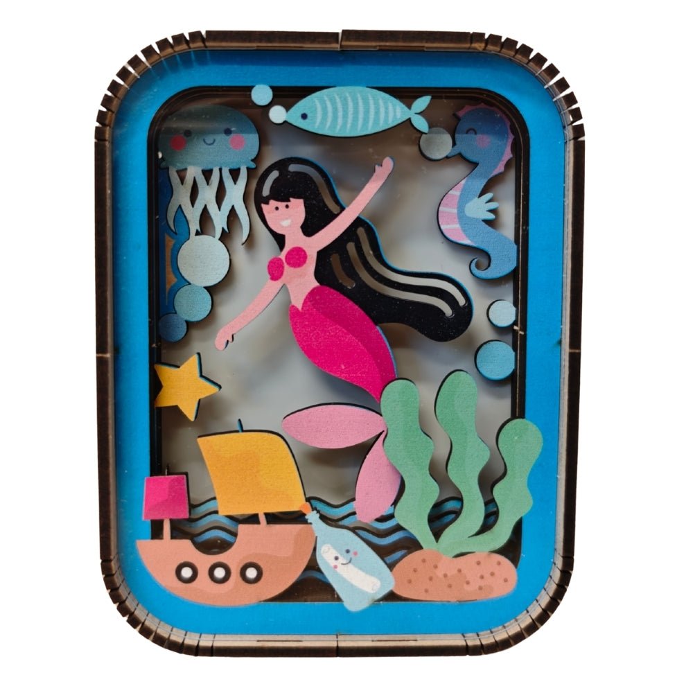OC008e - Mermaid Light – Wooden constructors | Varvikas.Shop