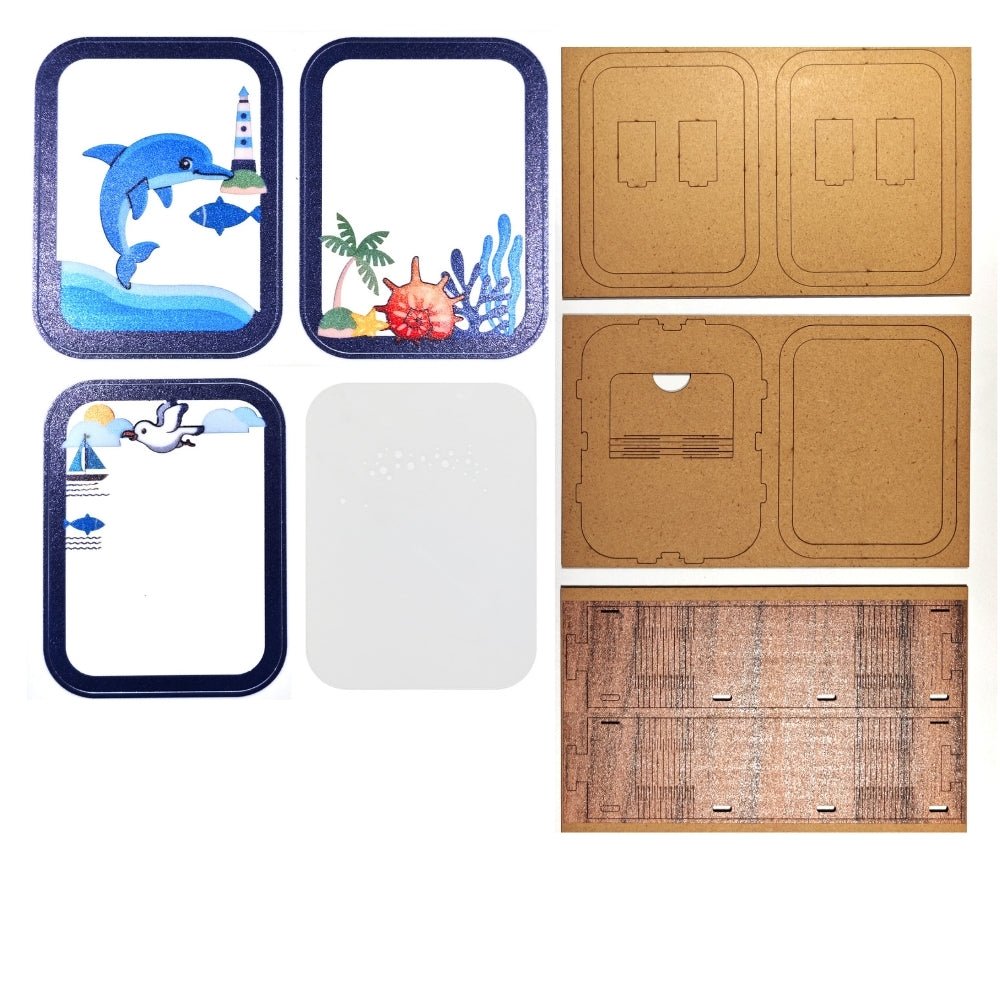 OC011e - Ocean Friends – Wooden constructors | Varvikas.Shop