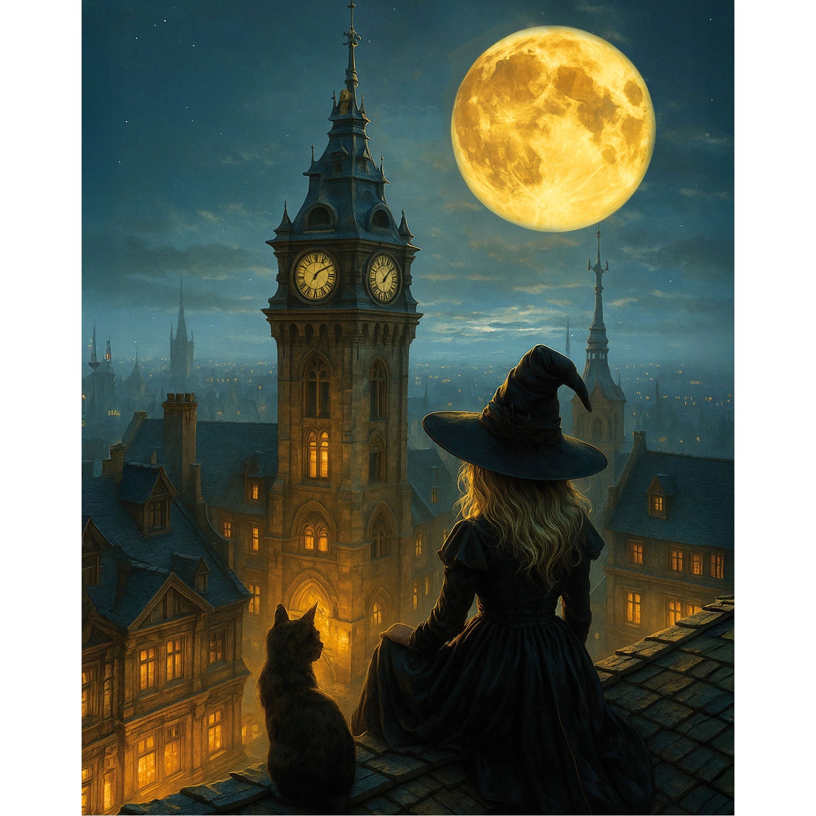 Paint by Numbers 20×30 cm, Moon Spell (MC1161e) – Painting by numbers | Varvikas.Shop