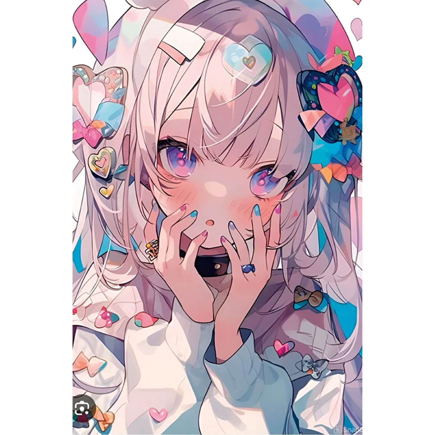 Paint by Numbers 20x30 cm | Anime girl (MC1145e) – Painting by numbers | Varvikas.Shop