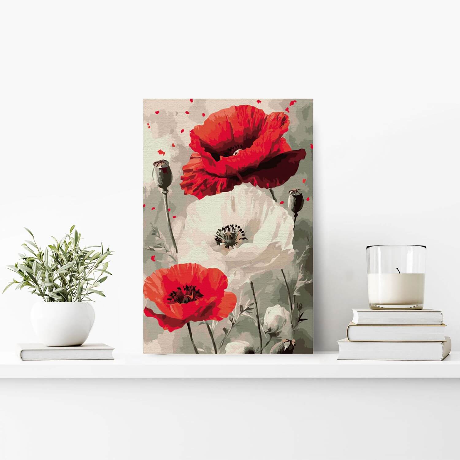 Paint by Numbers 20x30 cm | Blooming Poppies (MC1153e) – Painting by numbers | Varvikas.Shop