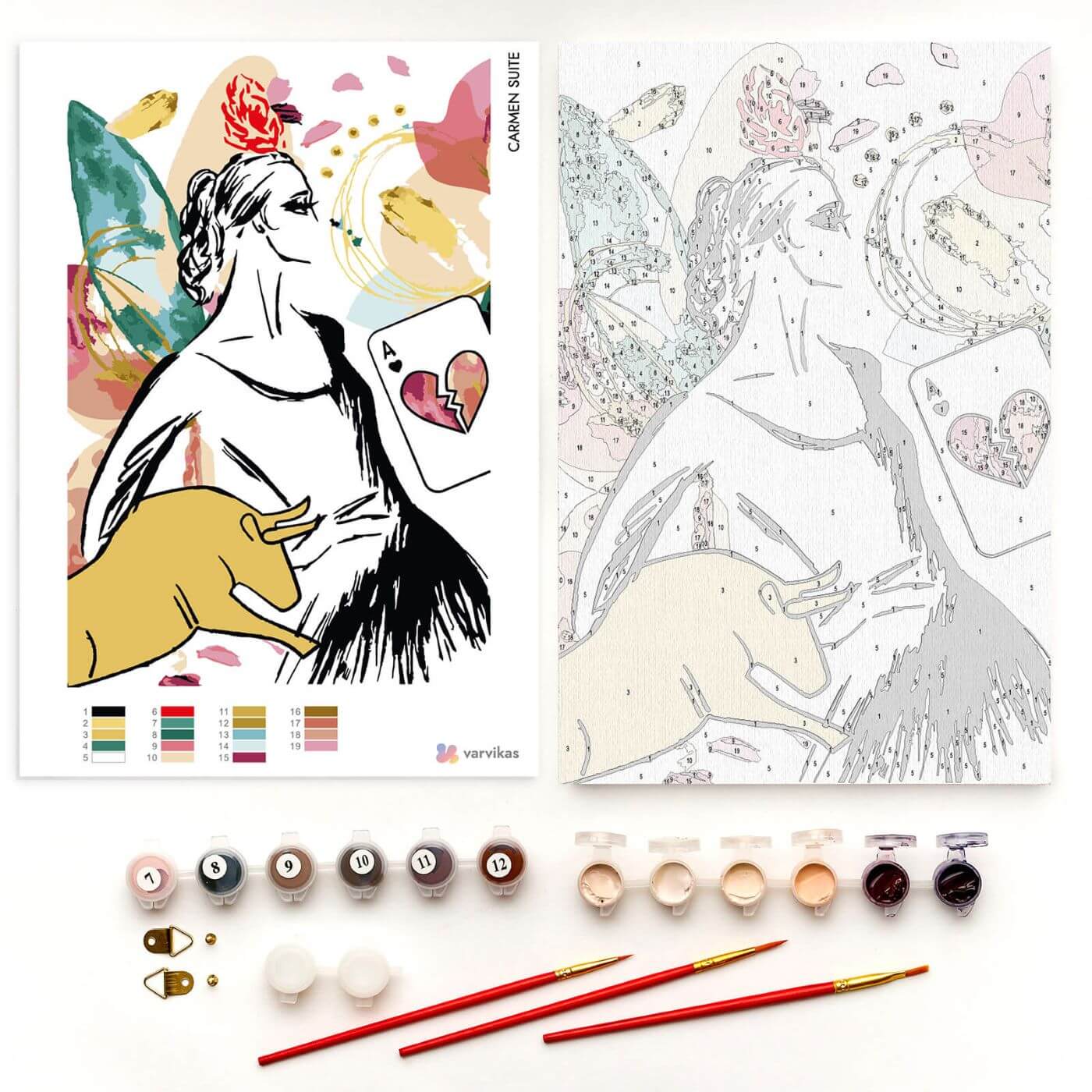 Paint by Numbers 20x30 cm | Carmen Suite (MC1147e) – Painting by numbers | Varvikas.Shop