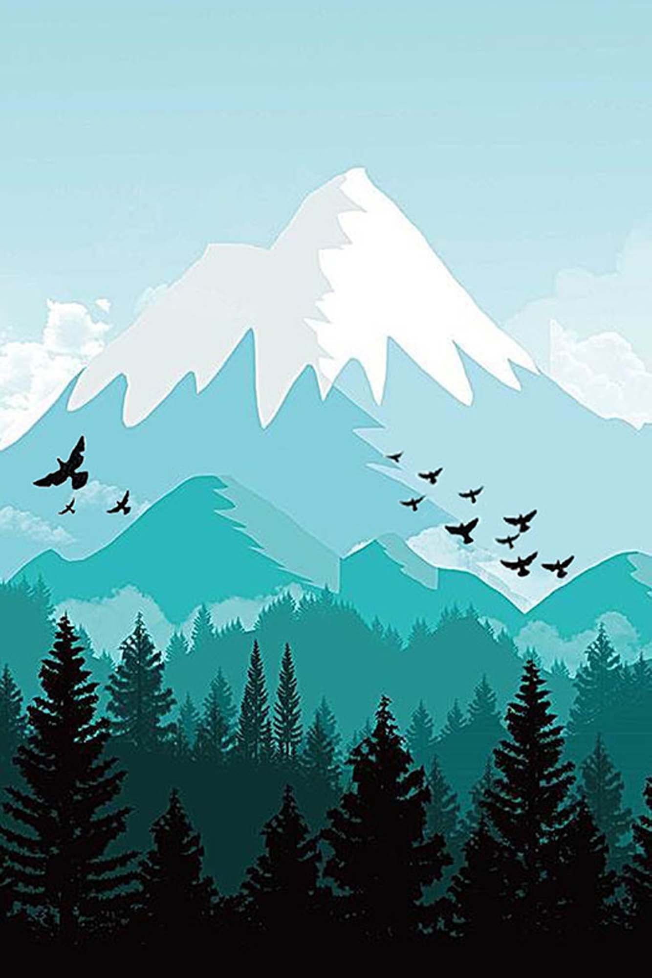 Paint by Numbers 20x30 cm | Conquering Everest (MC1129e) – Painting by numbers | Varvikas.Shop