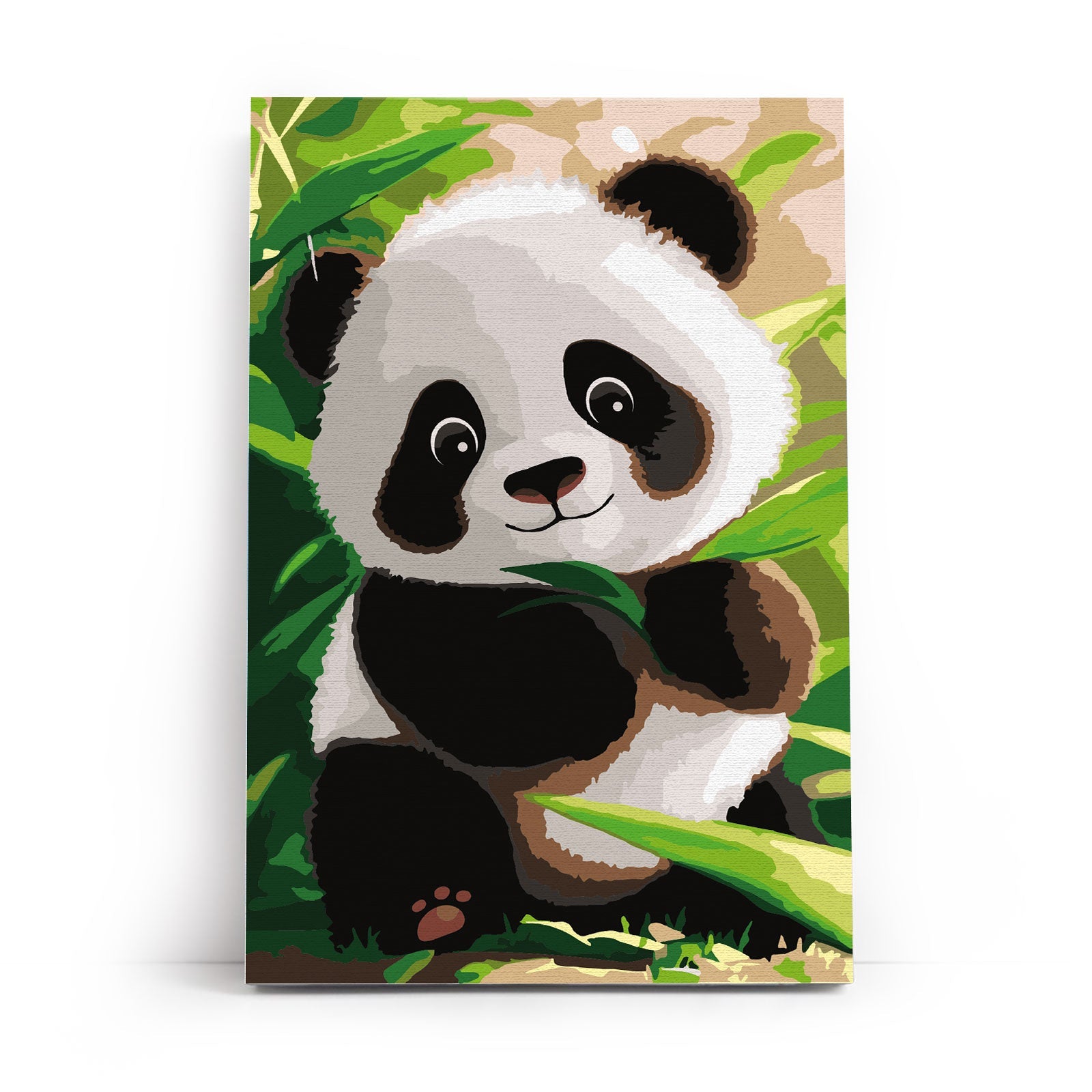 Paint by Numbers 20x30 cm | Cute panda (MC1144e) – Painting by numbers | Varvikas.Shop