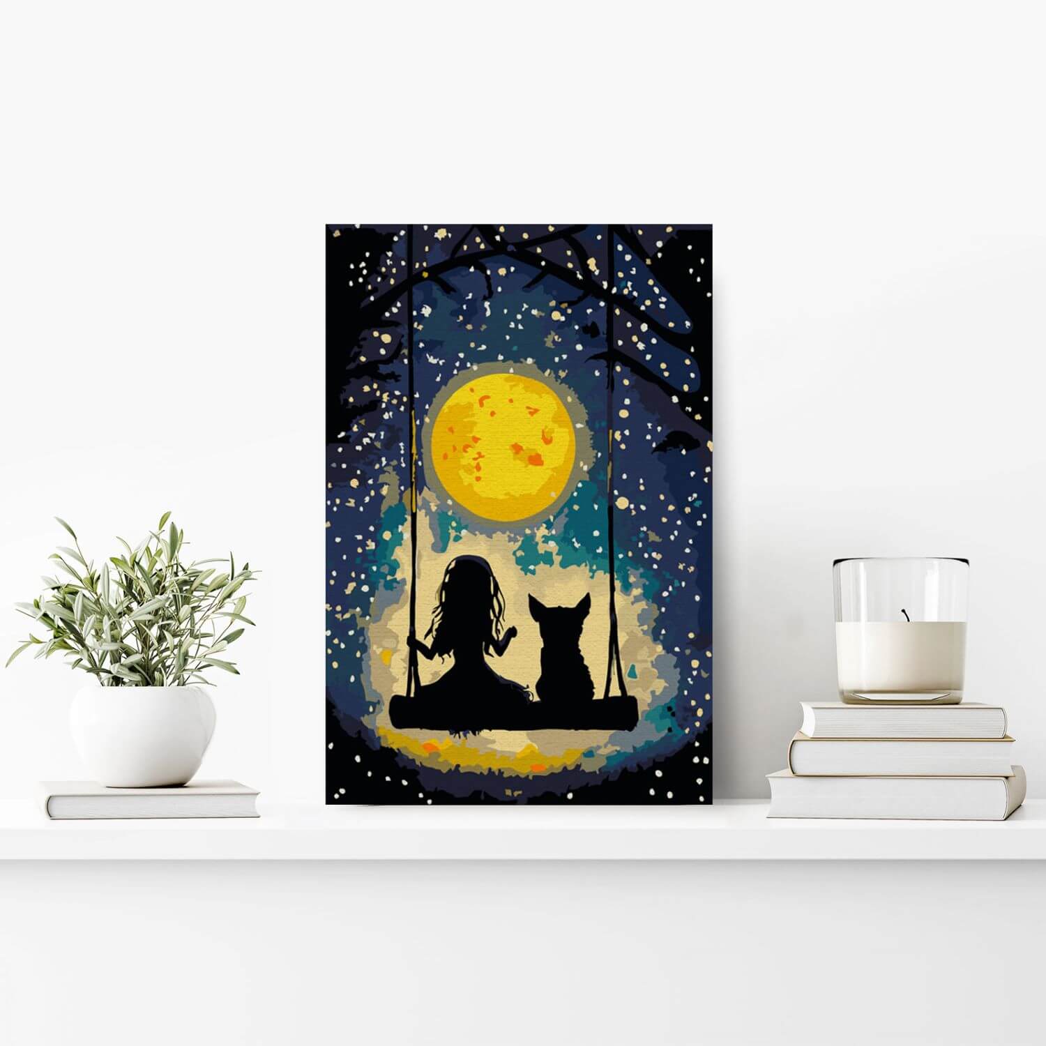 Paint by Numbers 20x30 cm | Dreams Beneath the Moon (MC1154e) – Painting by numbers | Varvikas.Shop