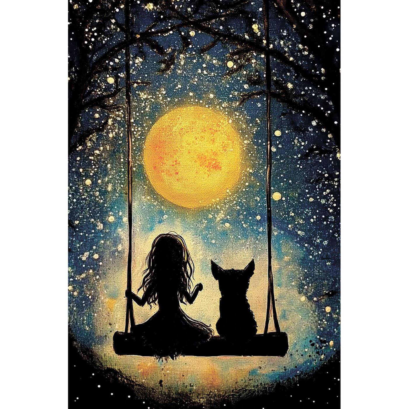 Paint by Numbers 20x30 cm | Dreams Beneath the Moon (MC1154e) – Painting by numbers | Varvikas.Shop