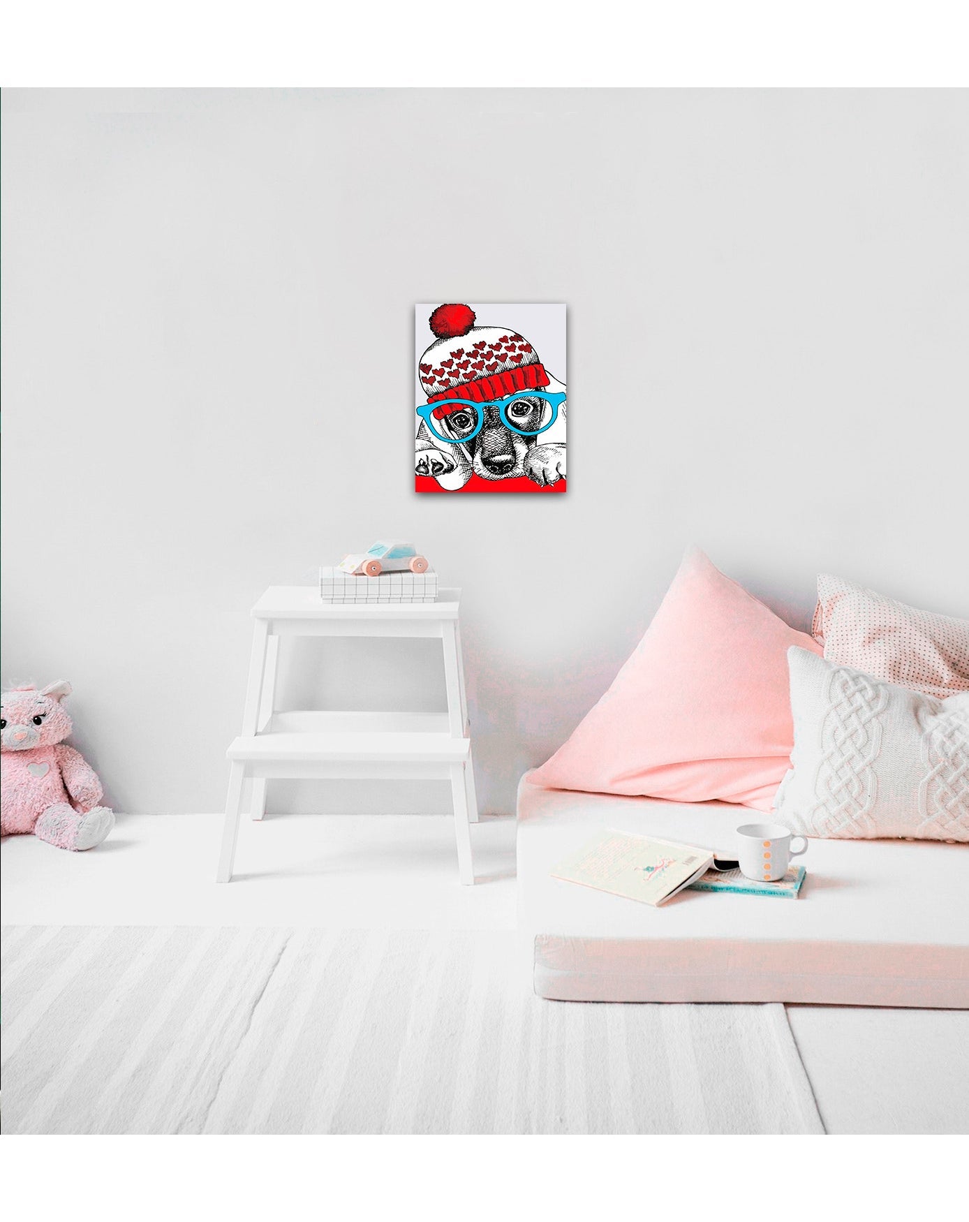 Paint by Numbers 20x30 cm | Fashionable dog (MC1079e) – Painting by numbers | Varvikas.Shop