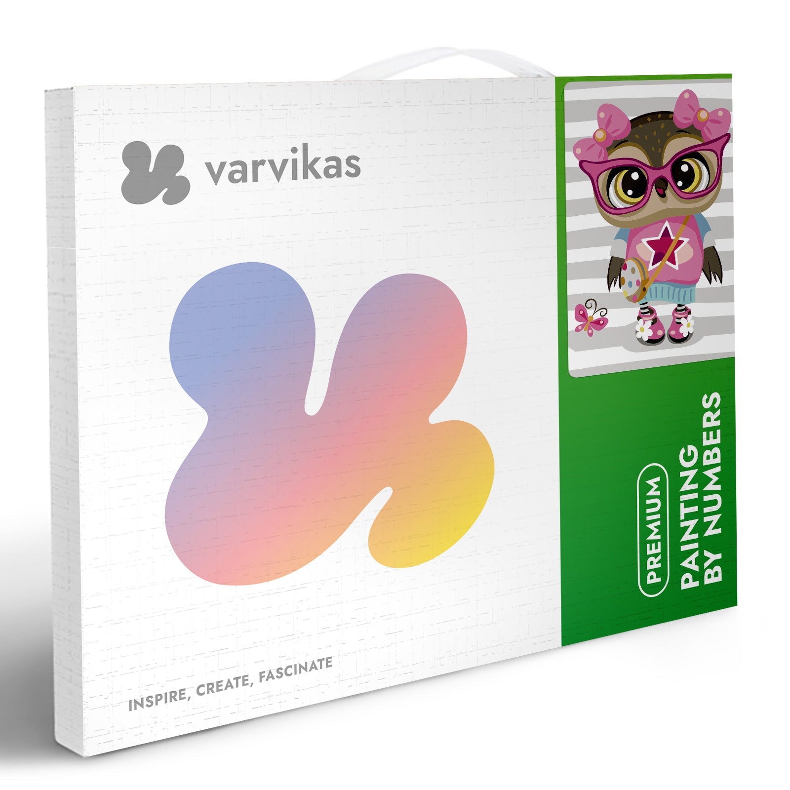 Paint by Numbers 20x30 cm | Fashionable Owl (MC1101e) – Painting by numbers | Varvikas.Shop