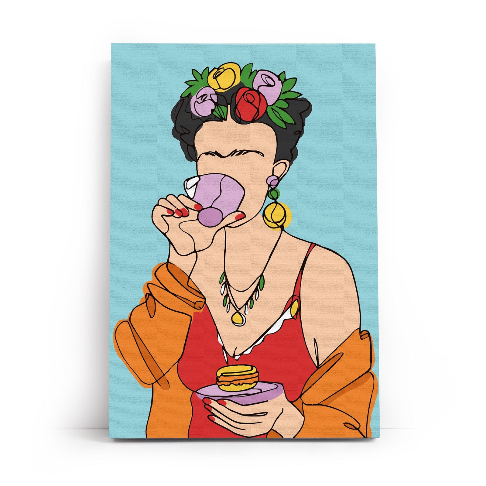 Paint by Numbers 20x30 cm | Frida Kahlo (MC1143e) – Painting by numbers | Varvikas.Shop