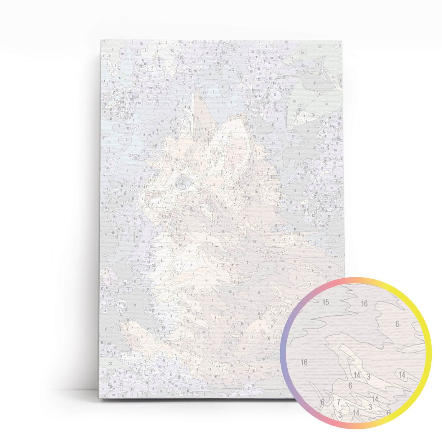 Paint by Numbers 20x30 cm | Ginger Kitten (MC1157e) – Painting by numbers | Varvikas.Shop