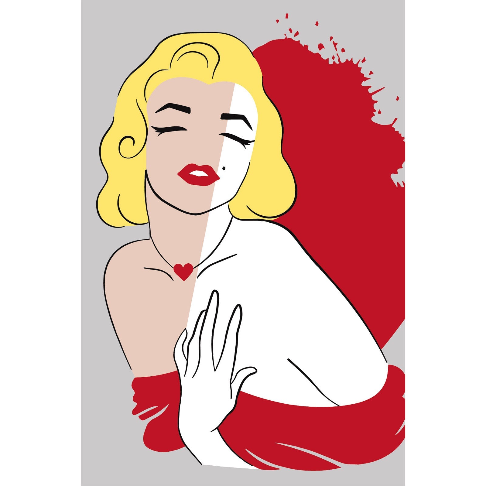 Paint by Numbers 20x30 cm | Hollywood diva (MC1141e) – Painting by numbers | Varvikas.Shop