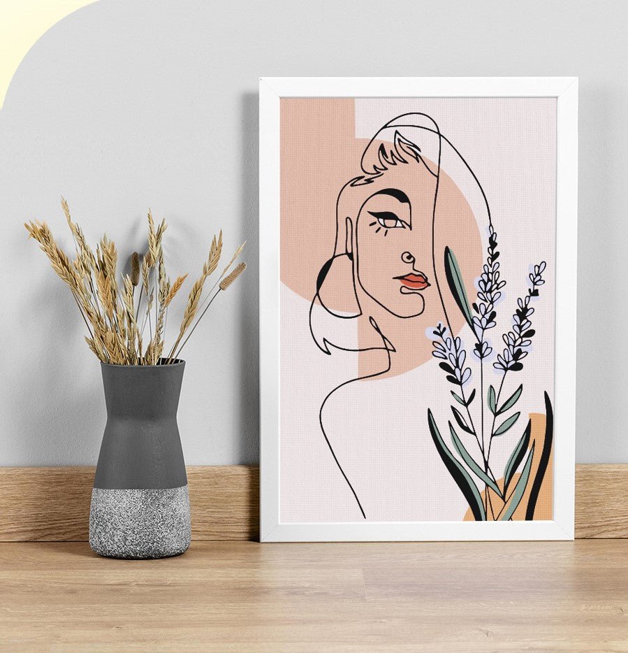 Paint by Numbers 20x30 cm | Linear beauty (MC1134e) – Painting by numbers | Varvikas.Shop