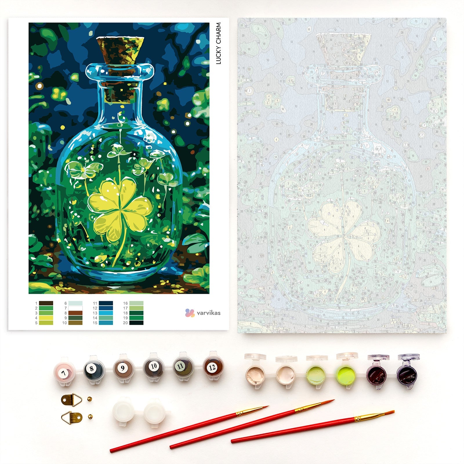 Paint by Numbers 20x30 cm | Lucky Charm (MC1155e) – Painting by numbers | Varvikas.Shop